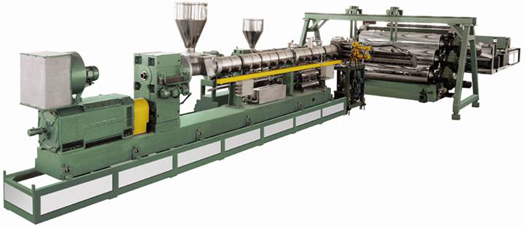 單螺桿片材、板材生產(chǎn)線(SJ單螺桿三輥片材、板材生產(chǎn)線)
